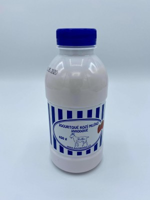 Jogurtové kozie mlieko jahodové 450g