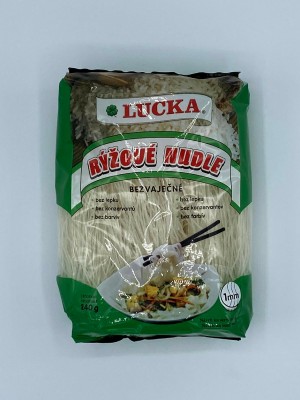 Rezance ryžové 1 mm bezlepkové 240 g LUCKA