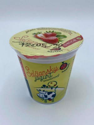Selčiansky smotanový jogurt - jahoda 150g