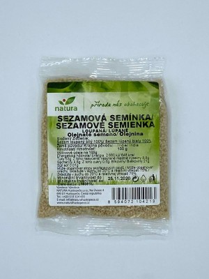 Sezamové semienka Natura 100g